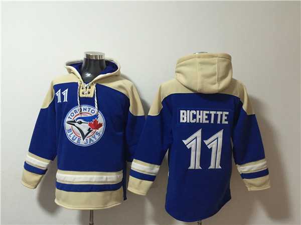 Toronto Blue Jays #11 Bo Bichette Royal Ageless Must-Have Lace-Up Pullover Hoodie,We sell and wholesale Toronto Blue Jays #11 Bo Bichette Royal Ageless Must-Have Lace-Up Pullover Hoodie on line form chian!